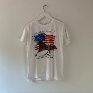 Vintage 1970s Saddle Up Western T-shirt